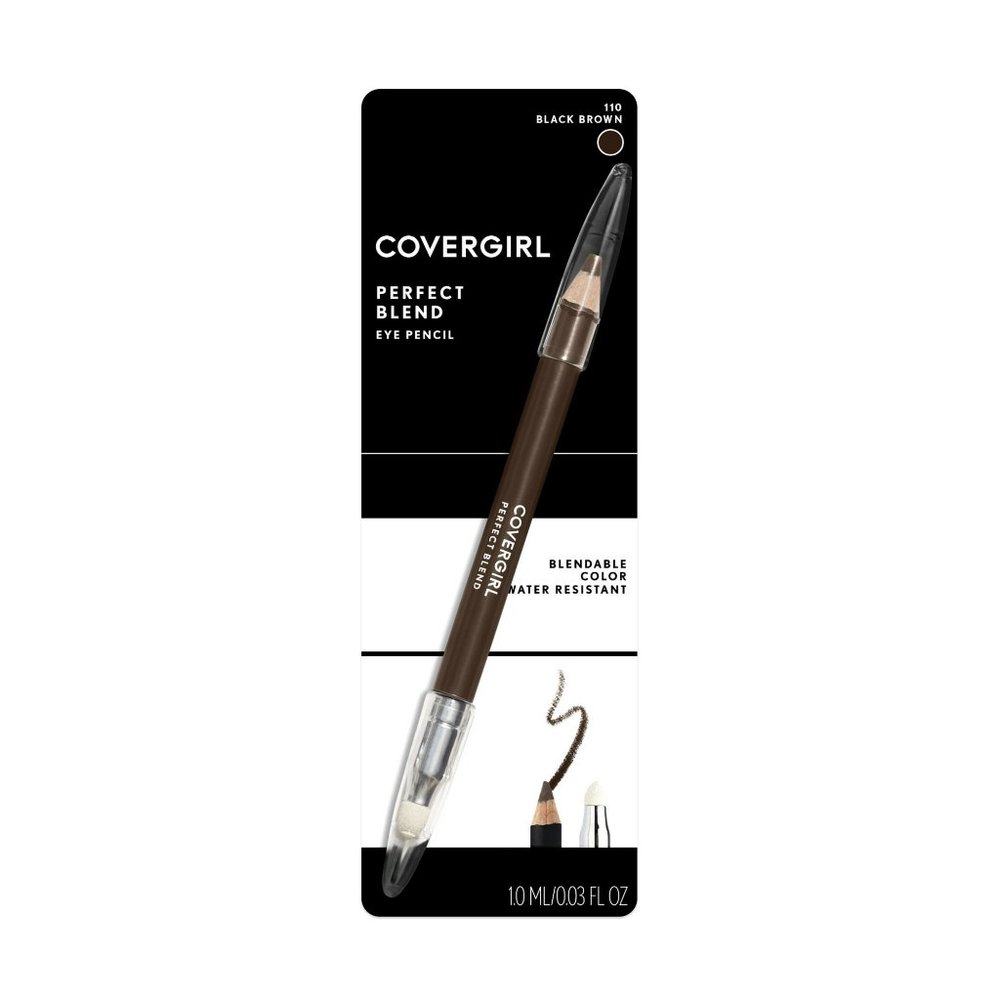 6 NEW COVERGIRL Perfect Blend Eyeliner, 110 Black Brown